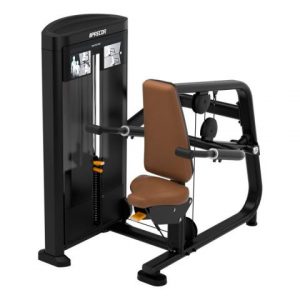 The chest press machine is shown on a white background.