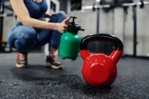 Regular cleaning of gym equipments-Fitness expo