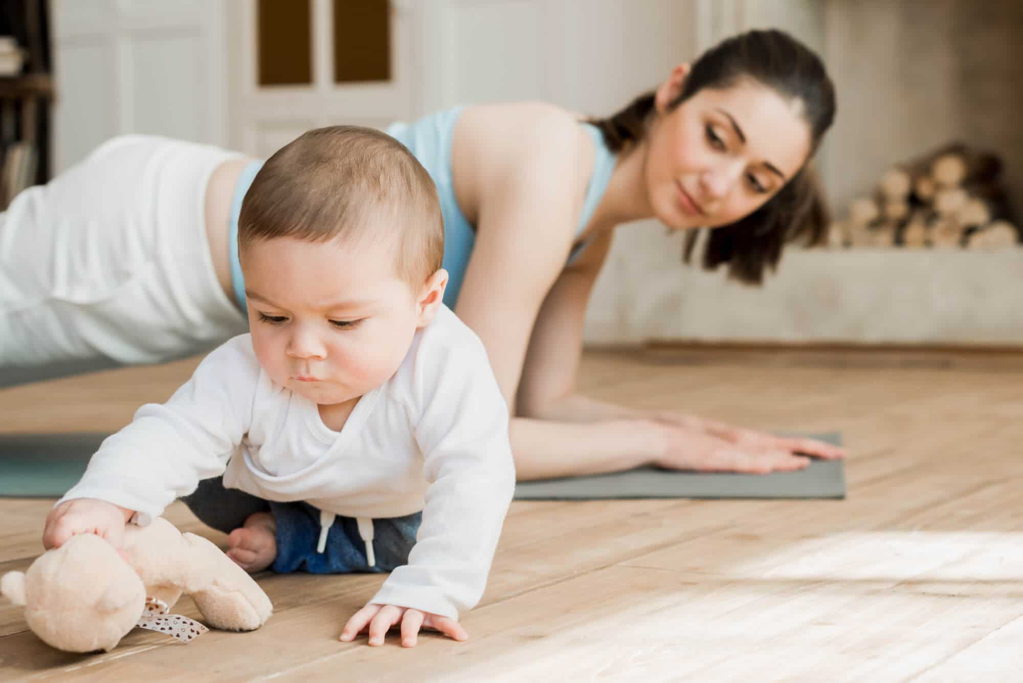 easy postpartum exercises